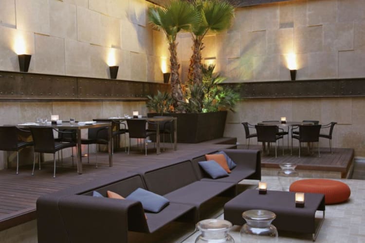 Rooftop dining